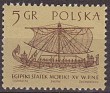 Poland - 1963 - Ships - 5 Groszv - Multicolor - Polonia, Ships - Scott 1124 - Egyptian Ship - 0